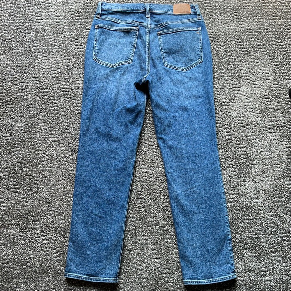 👖Madewell The Perfect Vintage Jean High Rise Stretch Denim Straight Leg sz 28 - Picture 4 of 12